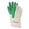 Magid Textile Gloves, Cotton, Gauntlet Cuff Green, Men's (Fits Large), 12 PK G299KGT - alternate 1